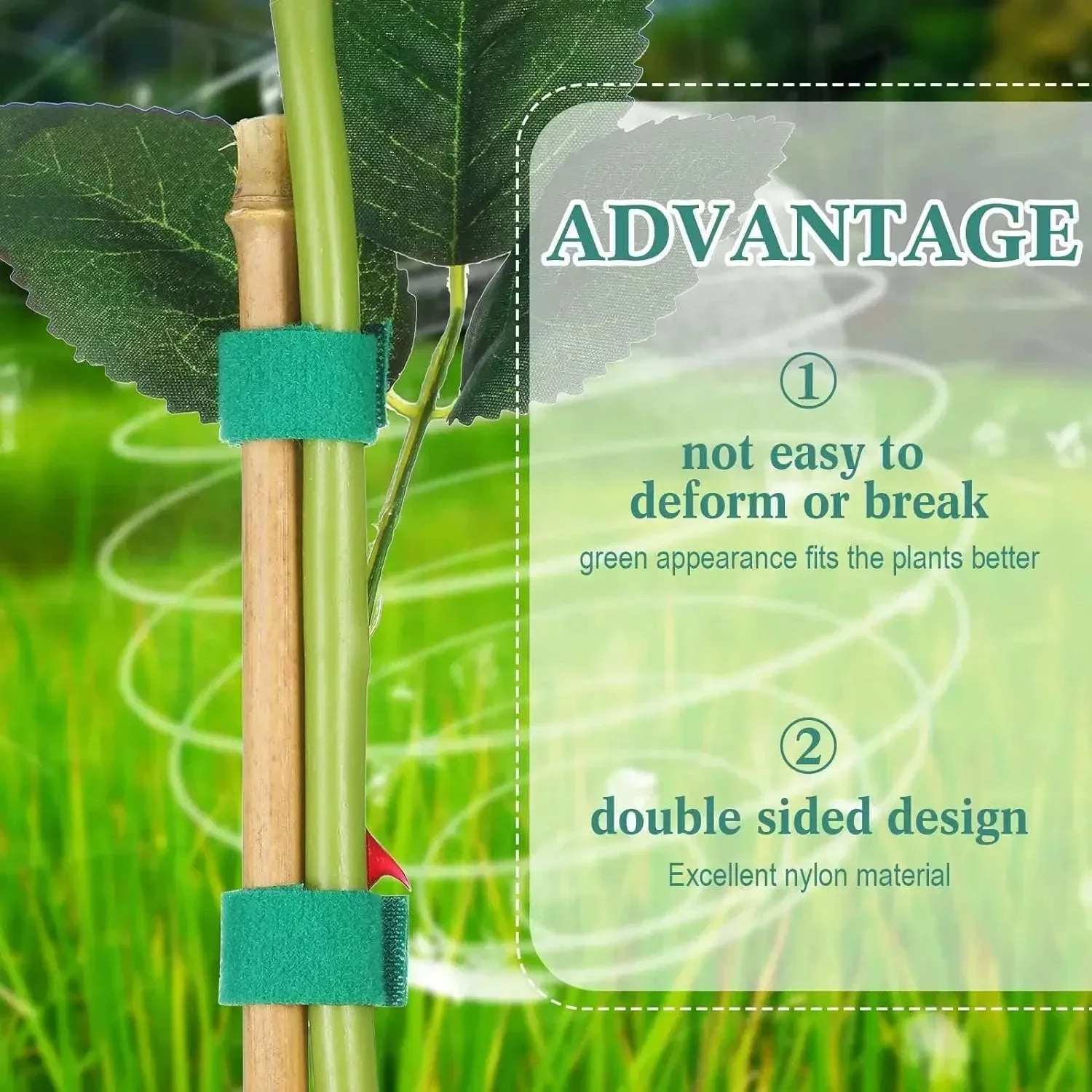Adjustable Nylon Plant Ties for Gentle Garden Support - Image 15
