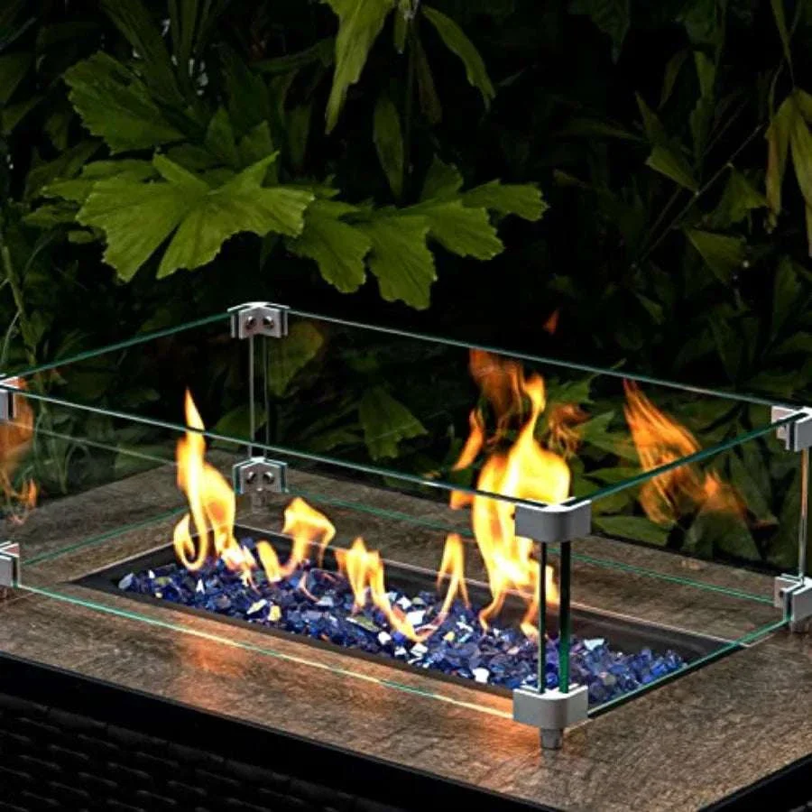 20 lb Reflective Fire Glass 1/2-Inch for Propane Fire Pit - Image 2