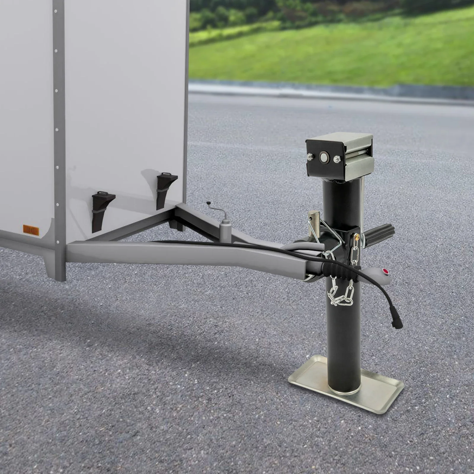 2000 lbs Weld-On Trailer Jack with Support Base - Image 3