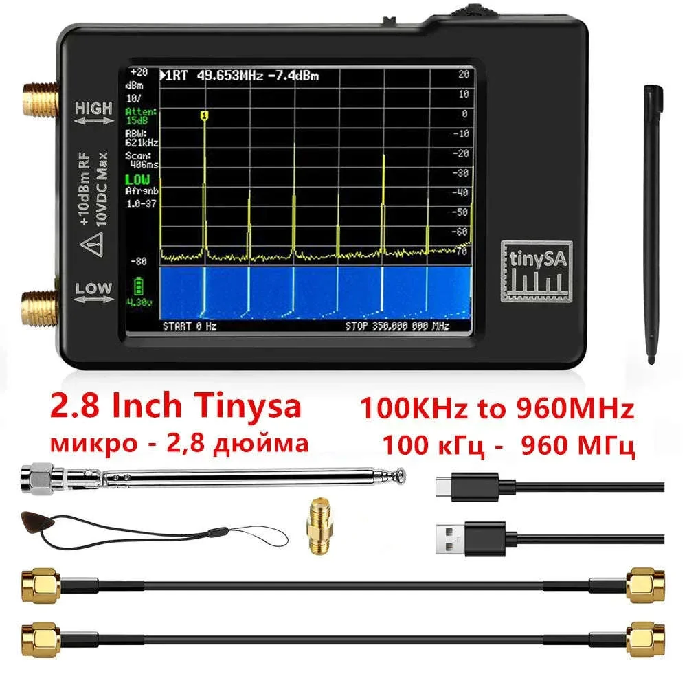 Tiny Spectrum Analyzer ULTRA Handheld RF Analyzer with 4" Display - Image 23