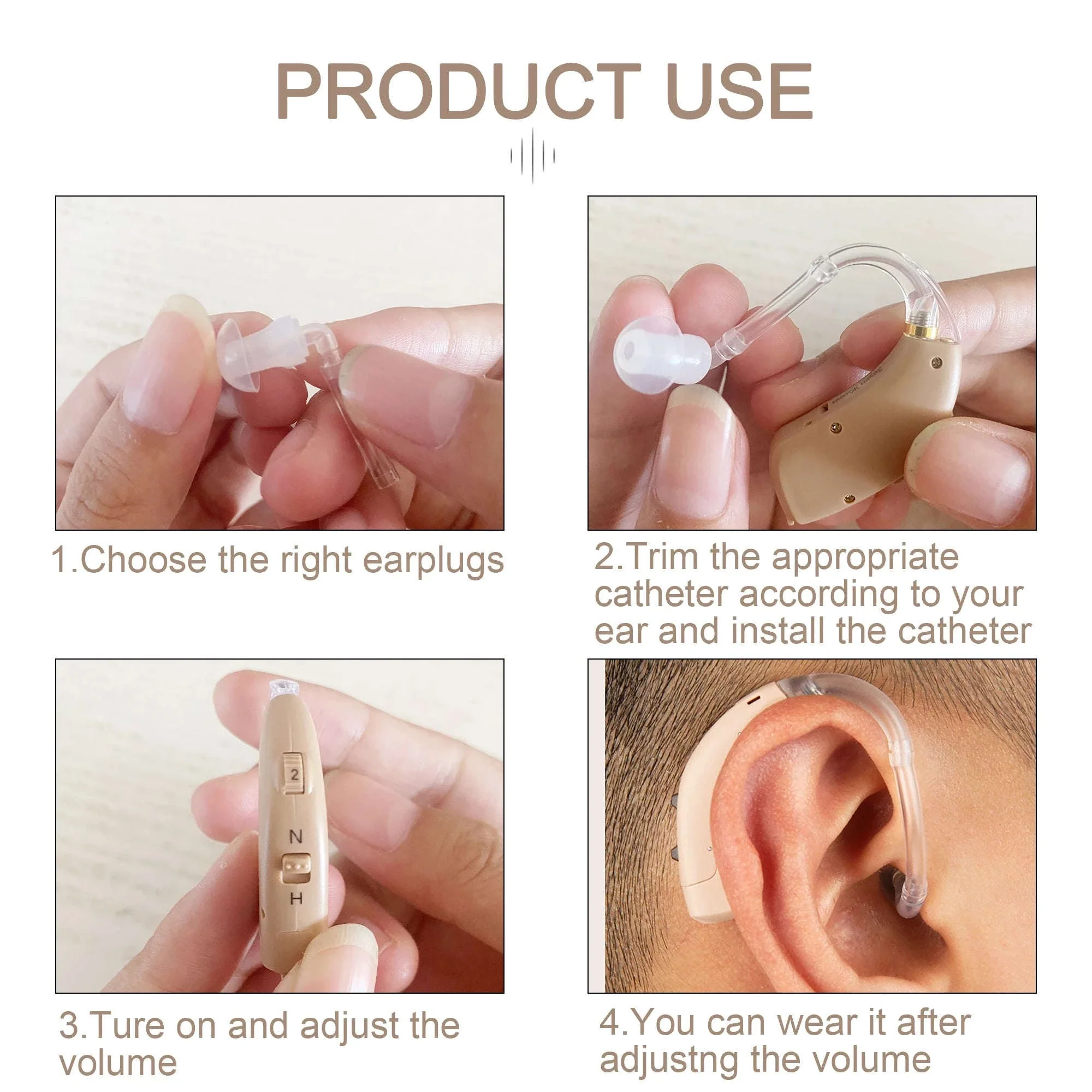 Digital Sound Amplifier BTE with Adjustable Tone - Image 5
