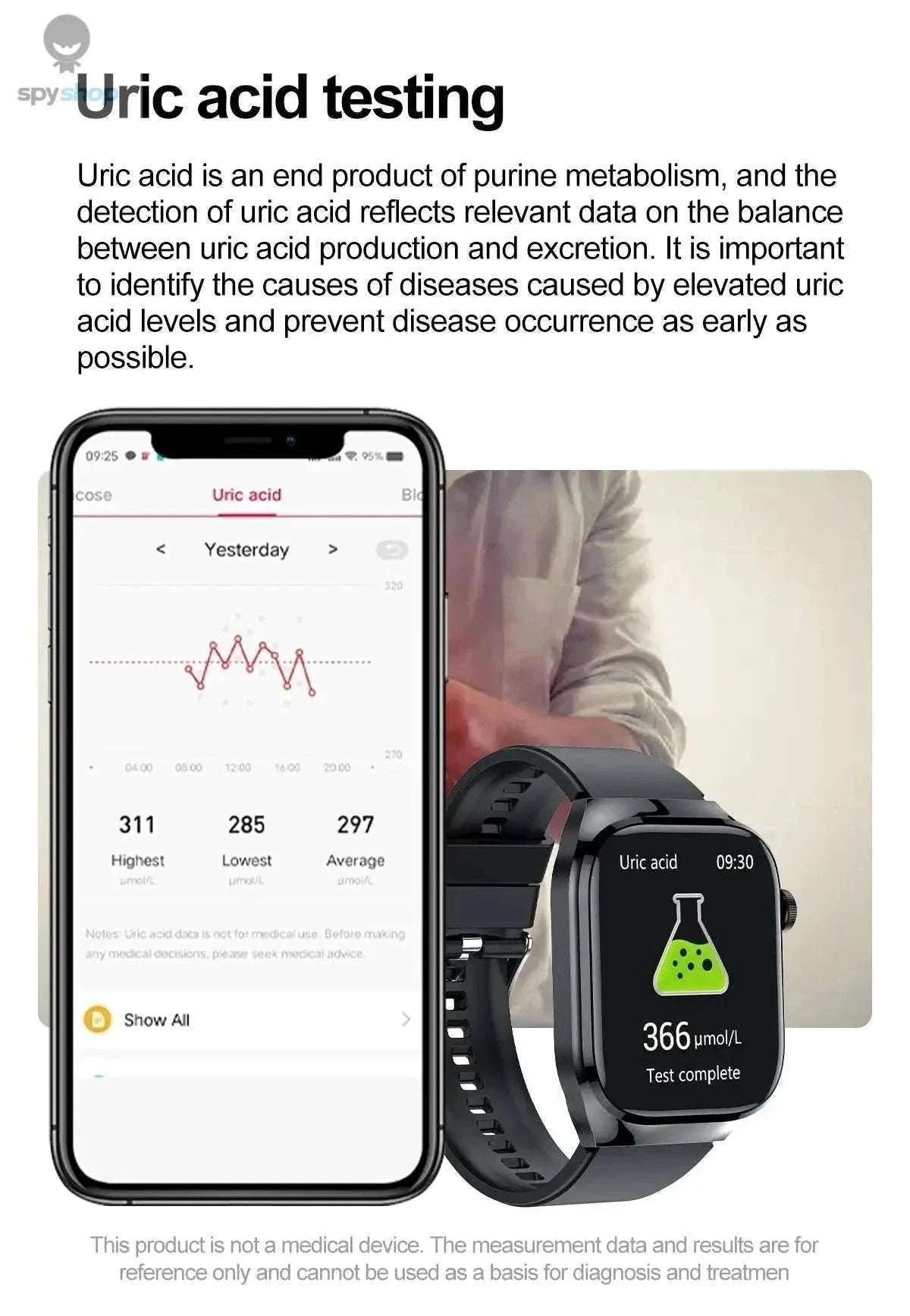Health Smart Watch with ECG, Sleep Tracking and 10-15 Day Battery - Image 16