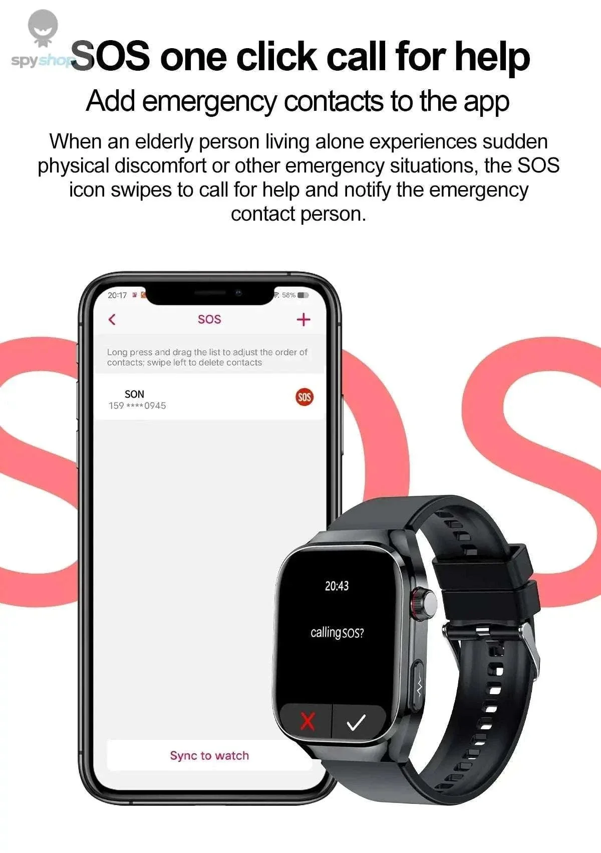 Health Smart Watch with ECG, Sleep Tracking and 10-15 Day Battery - Image 25
