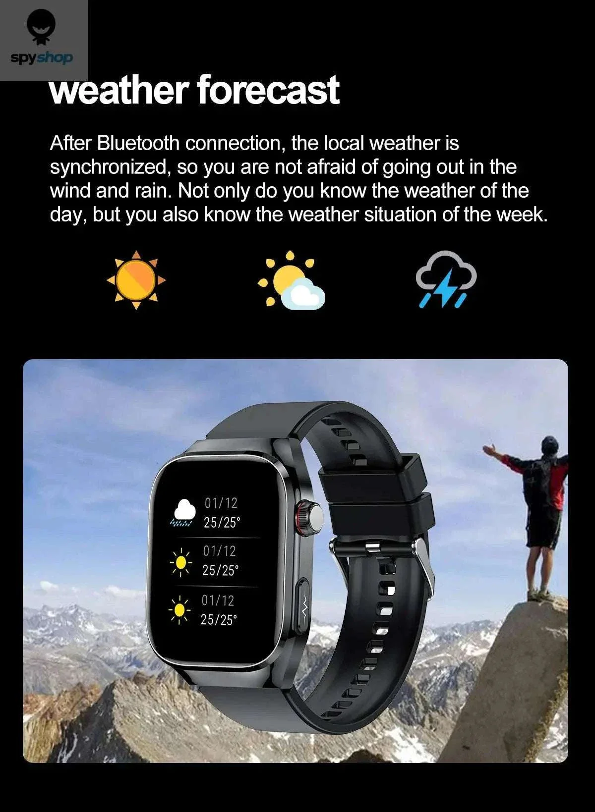 Health Smart Watch with ECG, Sleep Tracking and 10-15 Day Battery - Image 30
