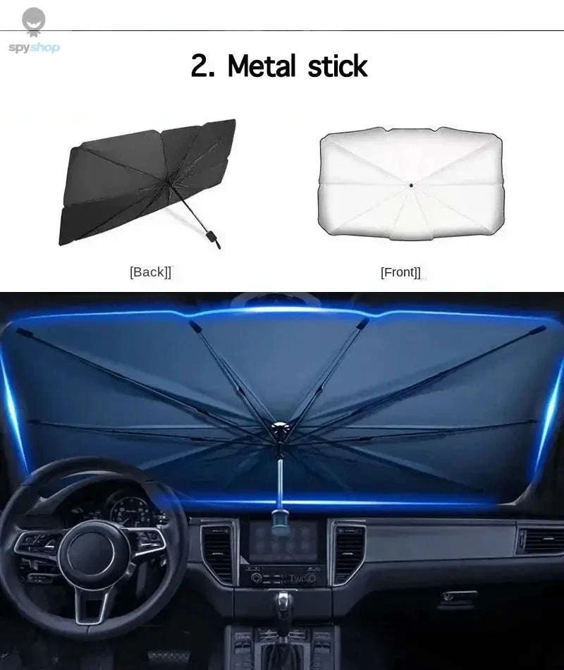 Car Windshield Sunshade Umbrella for UV Protection and Heat Reduction - Image 15
