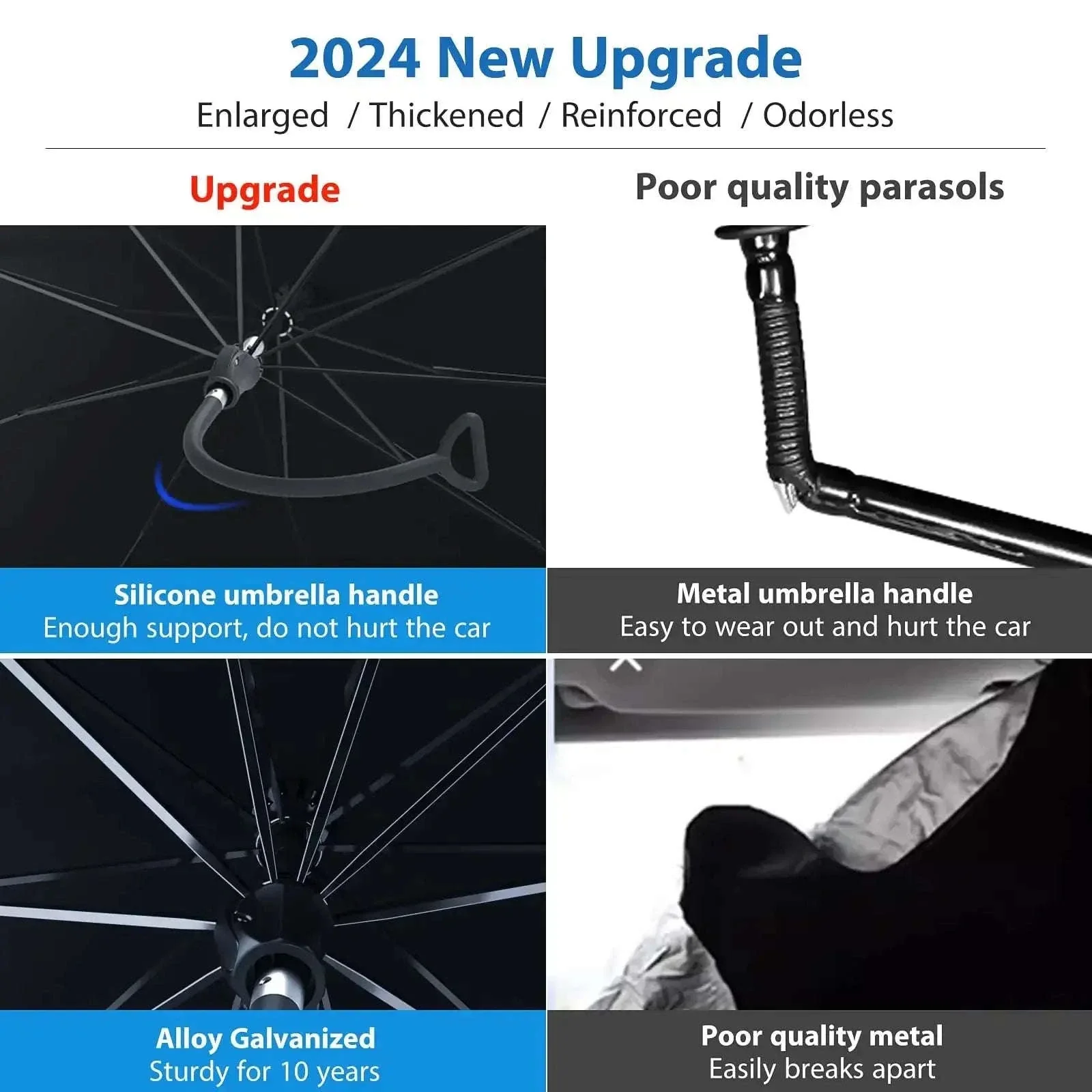 Car Windshield Sunshade Umbrella for UV Protection and Heat Reduction - Image 17