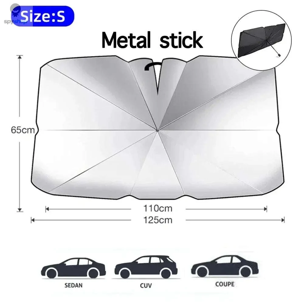 Car Windshield Sunshade Umbrella for UV Protection and Heat Reduction - Image 25