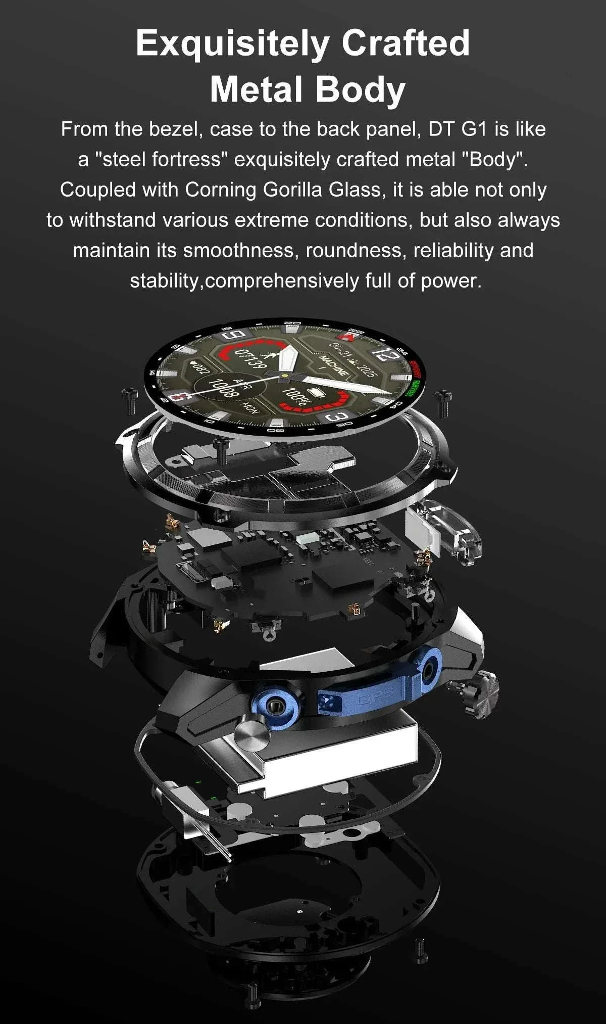GPS Smartwatch with Offline Maps, AMOLED Display & 4GB Memory - Image 13