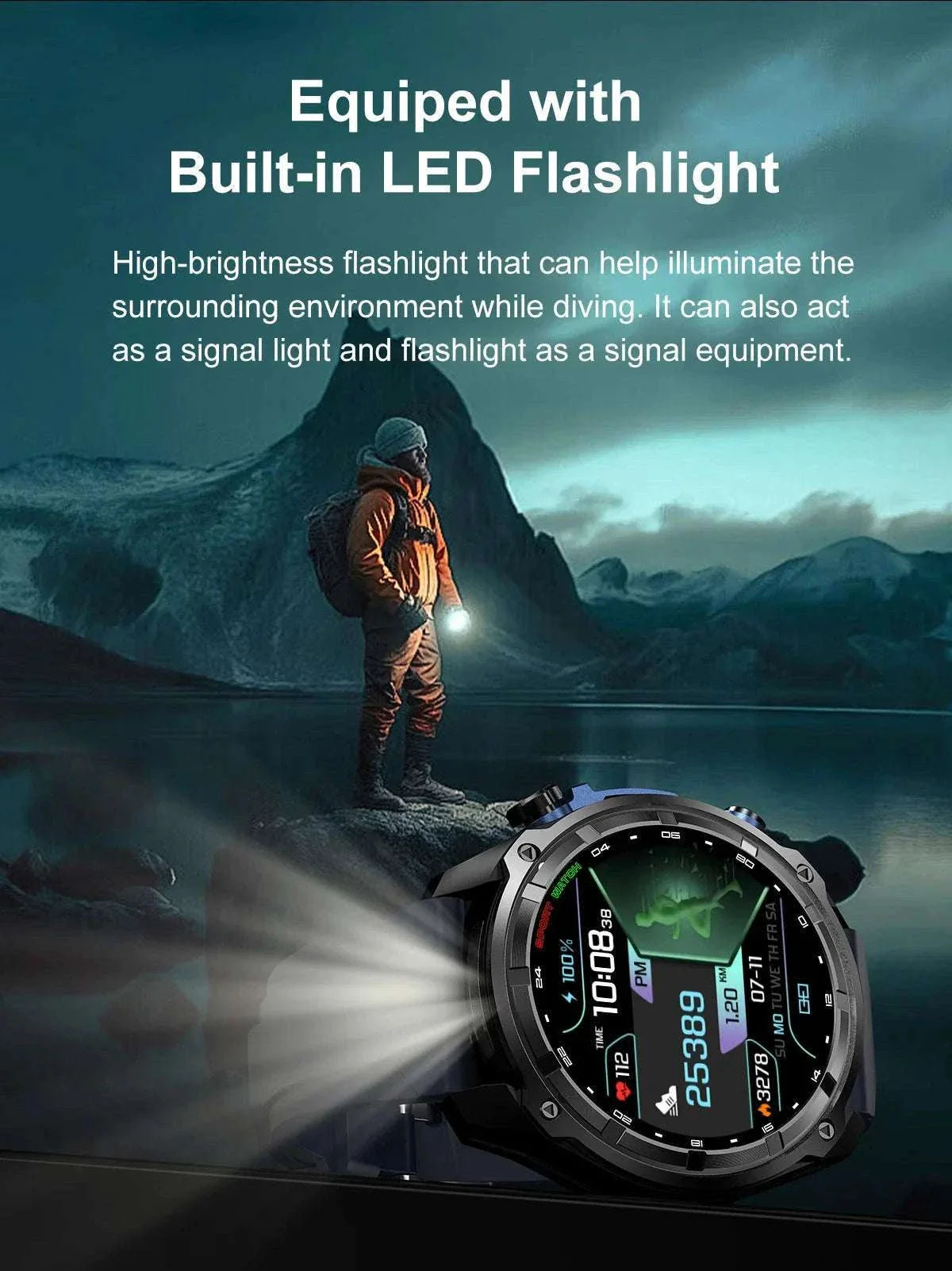 GPS Smartwatch with Offline Maps, AMOLED Display & 4GB Memory - Image 26