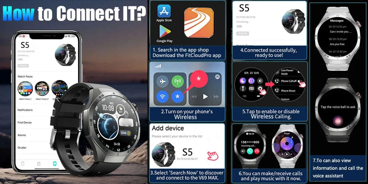 GT5 Pro Smartwatch with AMOLED Display and GPS - Image 8