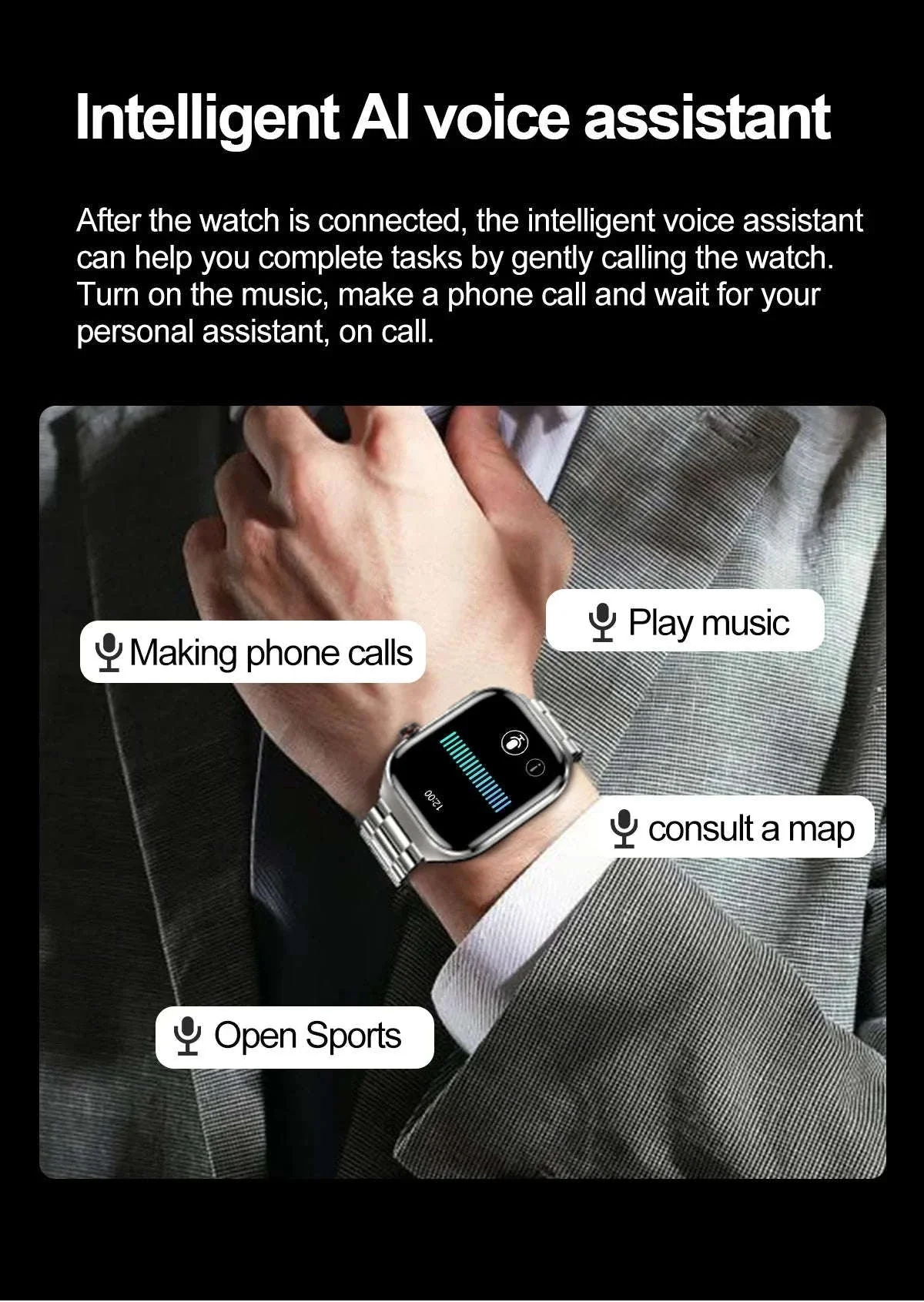 Micro Physical Examination Smart Watch for Men with Health Tracking - Image 30