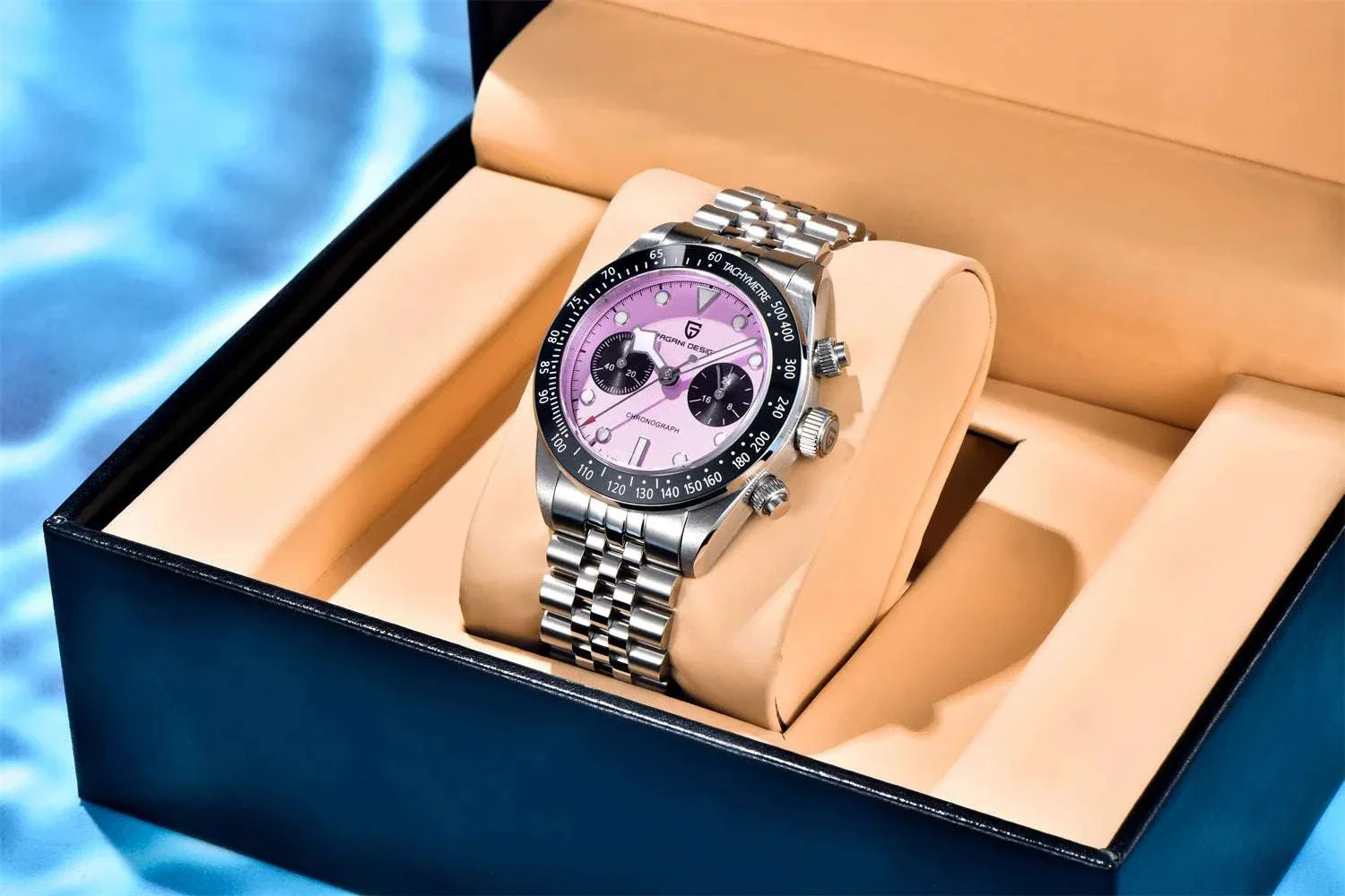 Pagani Design BB Panda Chronograph Watch Stainless Steel 100M - Image 20