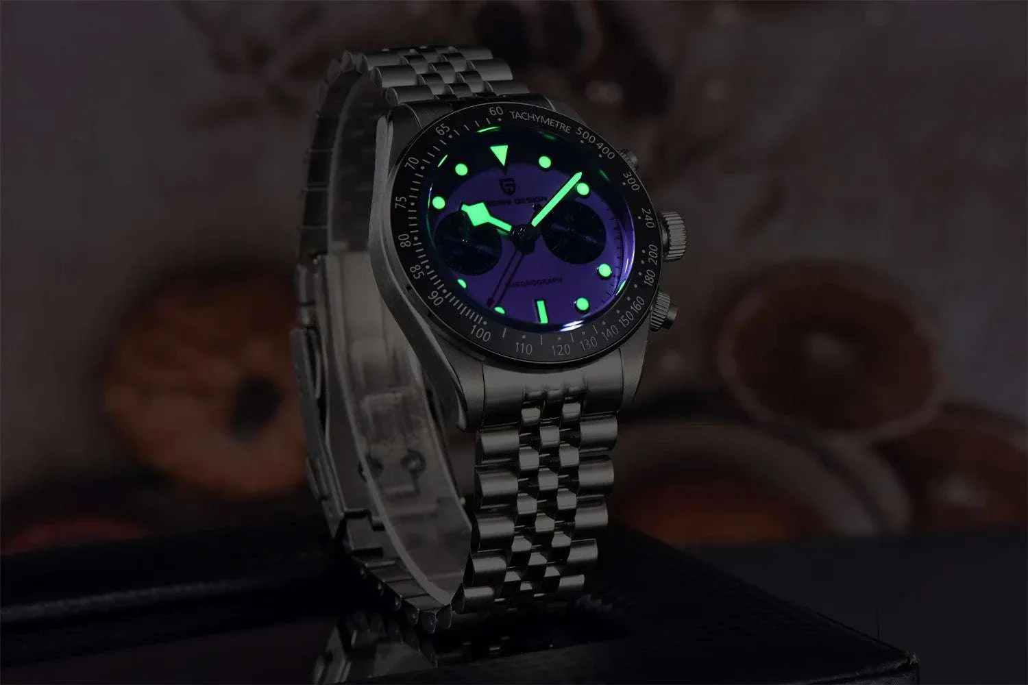 Pagani Design BB Panda Chronograph Watch Stainless Steel 100M - Image 21