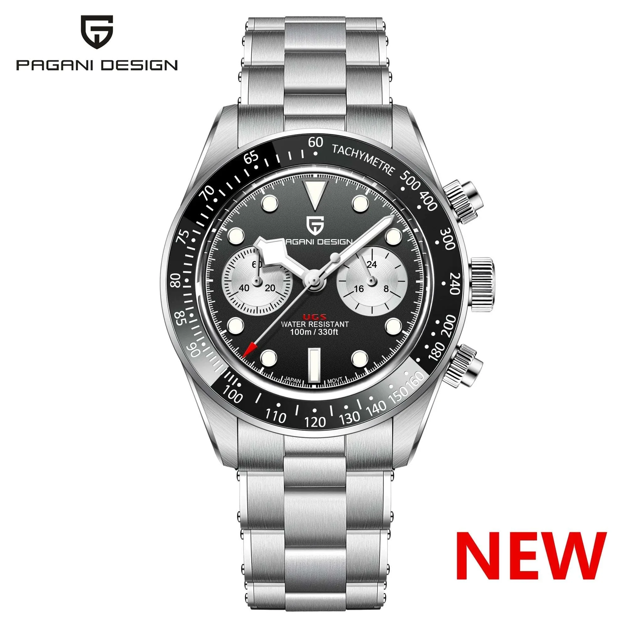 Pagani Design BB Panda Chronograph Watch Stainless Steel 100M - Image 28