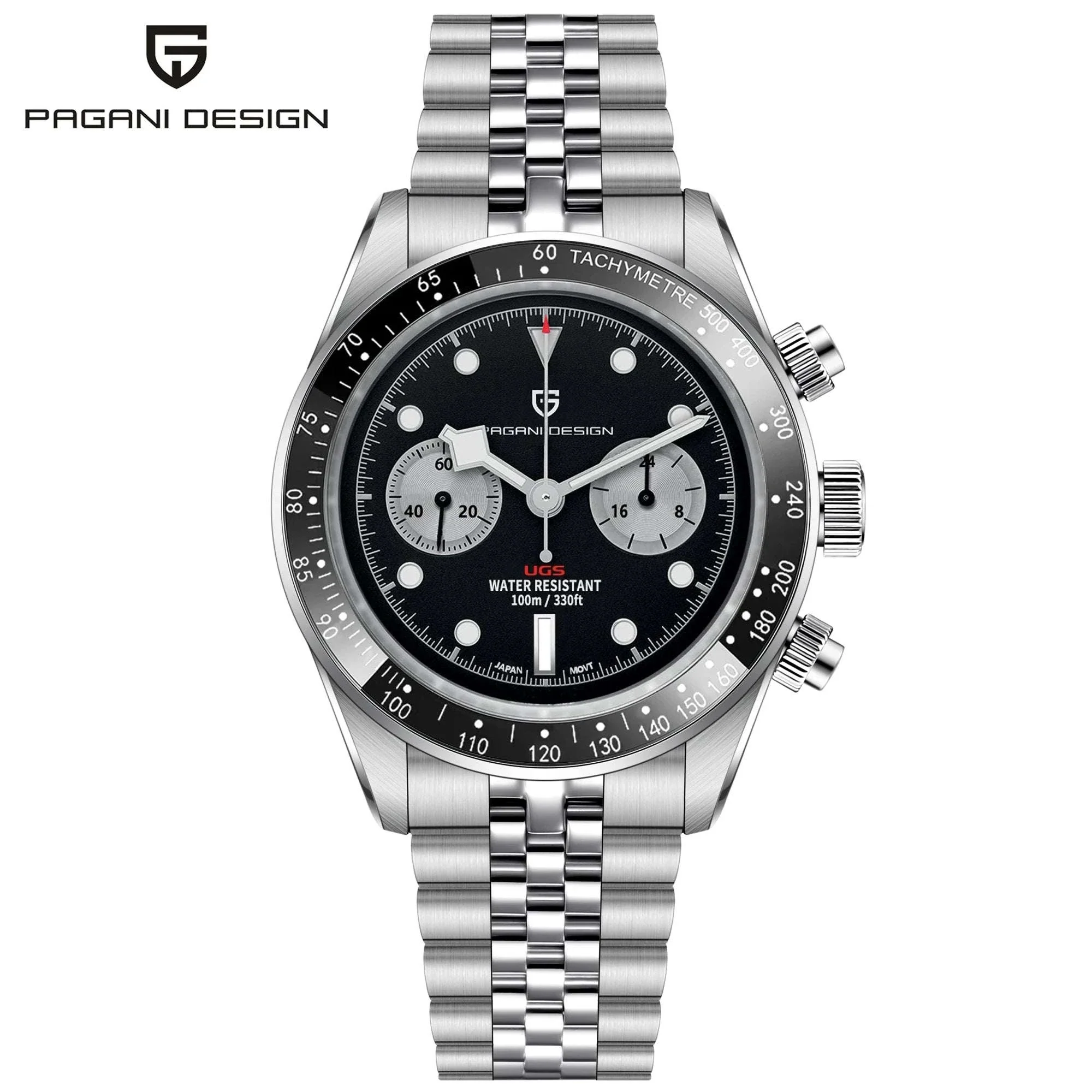 Pagani Design BB Panda Chronograph Watch Stainless Steel 100M - Image 29