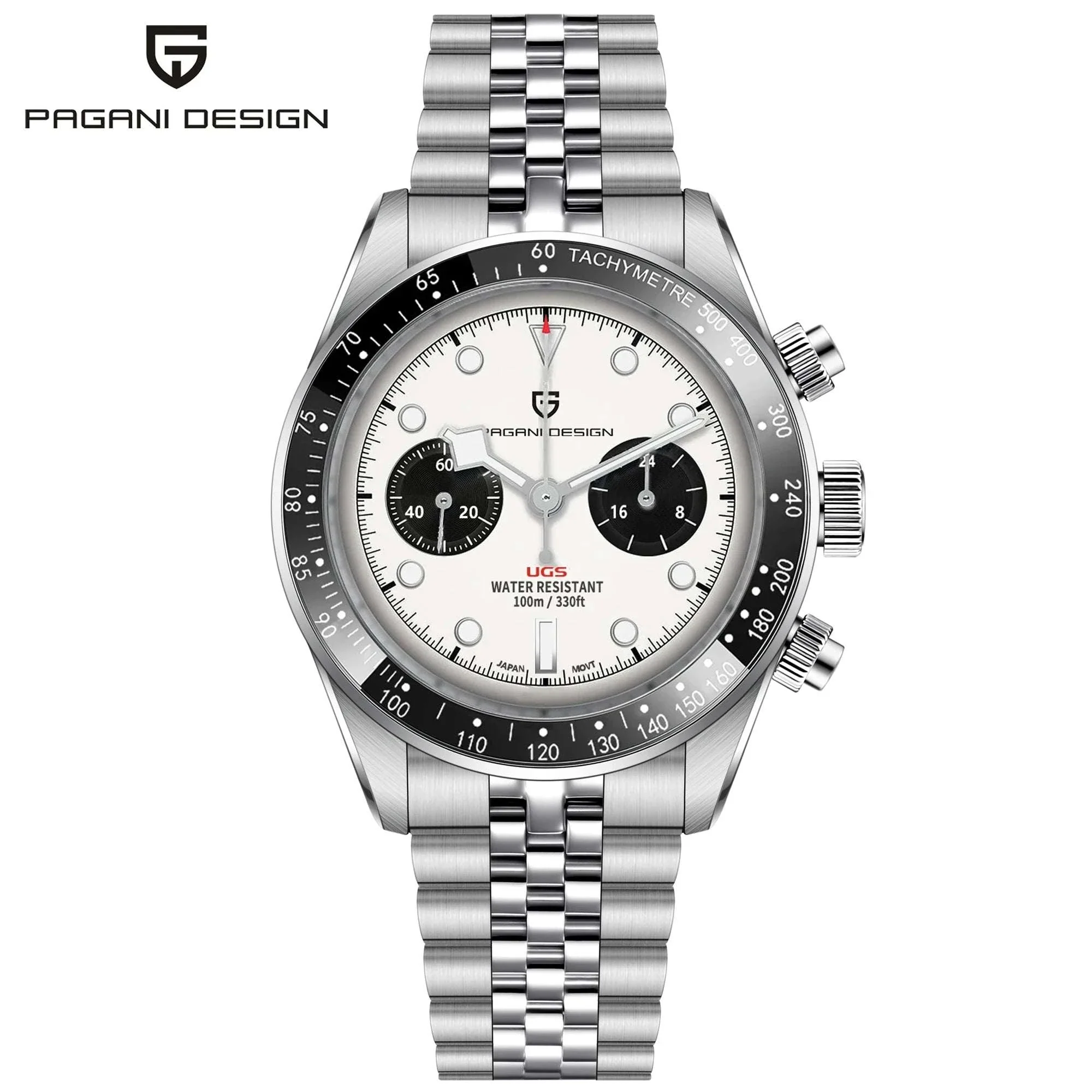 Pagani Design BB Panda Chronograph Watch Stainless Steel 100M - Image 30