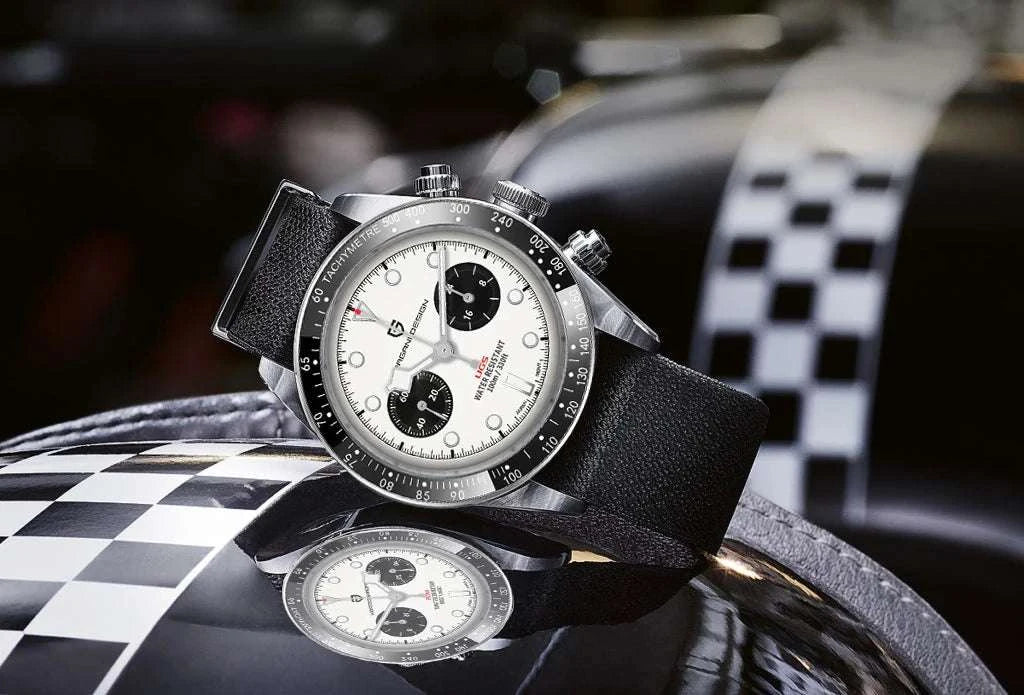 PAGANI DESIGN BB Panda Chronograph Men's Watch 100M Waterproof - Image 15
