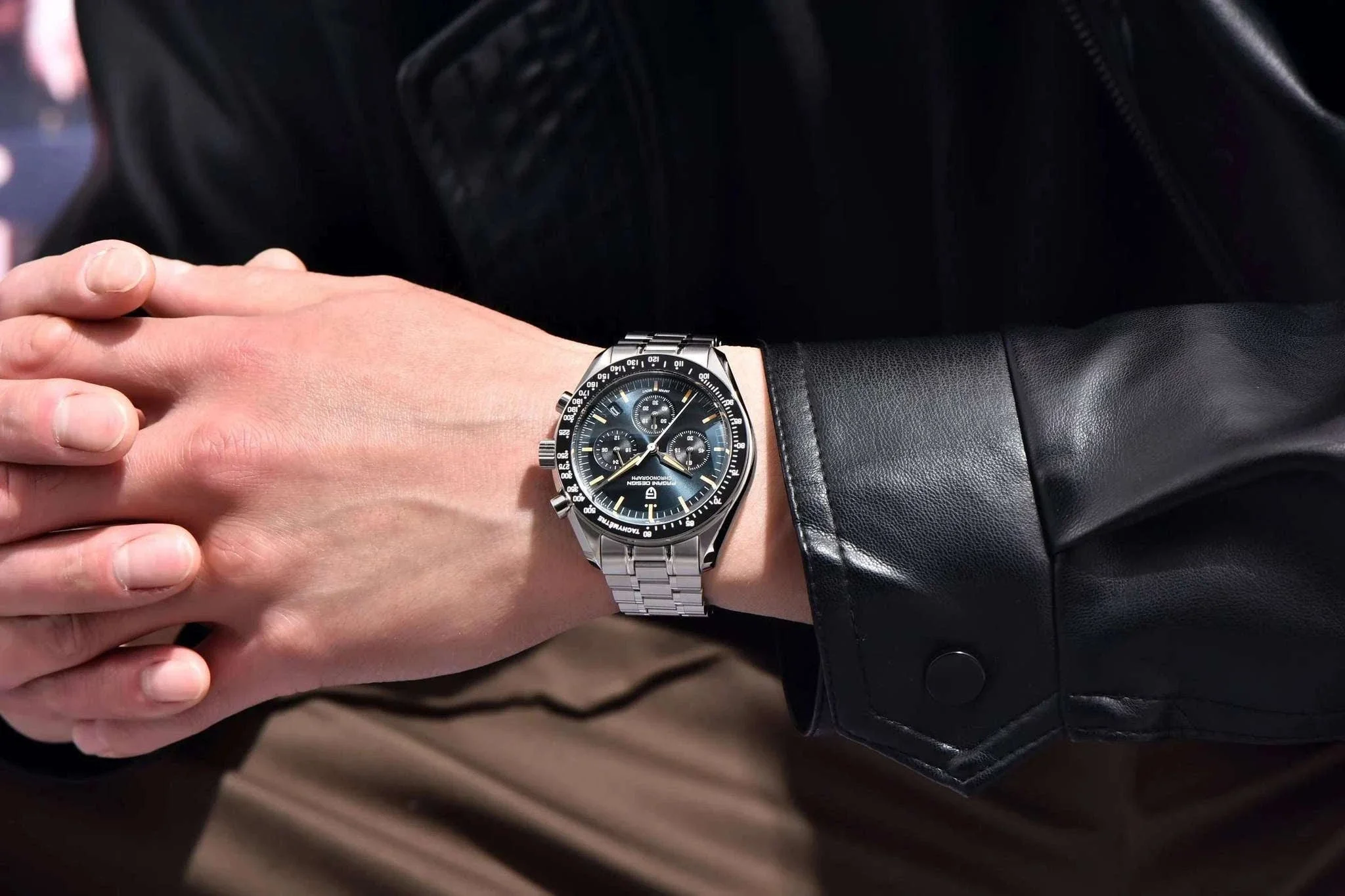 Pagani Design Moonwatch Chronograph Quartz Men's Steel Watch - Image 20