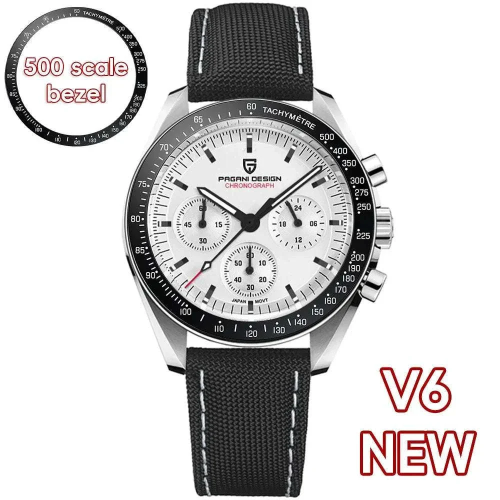 Pagani Design Moonwatch Chronograph Quartz Men's Steel Watch - Image 56