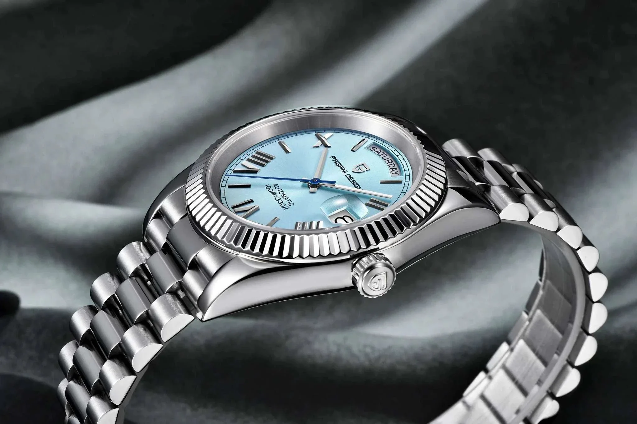 Rose Gold Automatic Mechanical Watch Men NH36A Sapphire 10Bar - Image 51