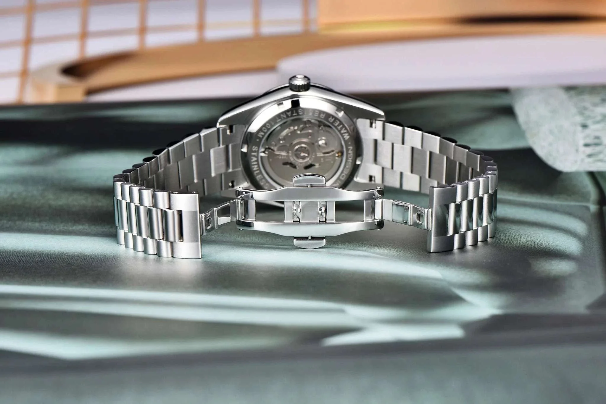 Rose Gold Automatic Mechanical Watch Men NH36A Sapphire 10Bar - Image 52
