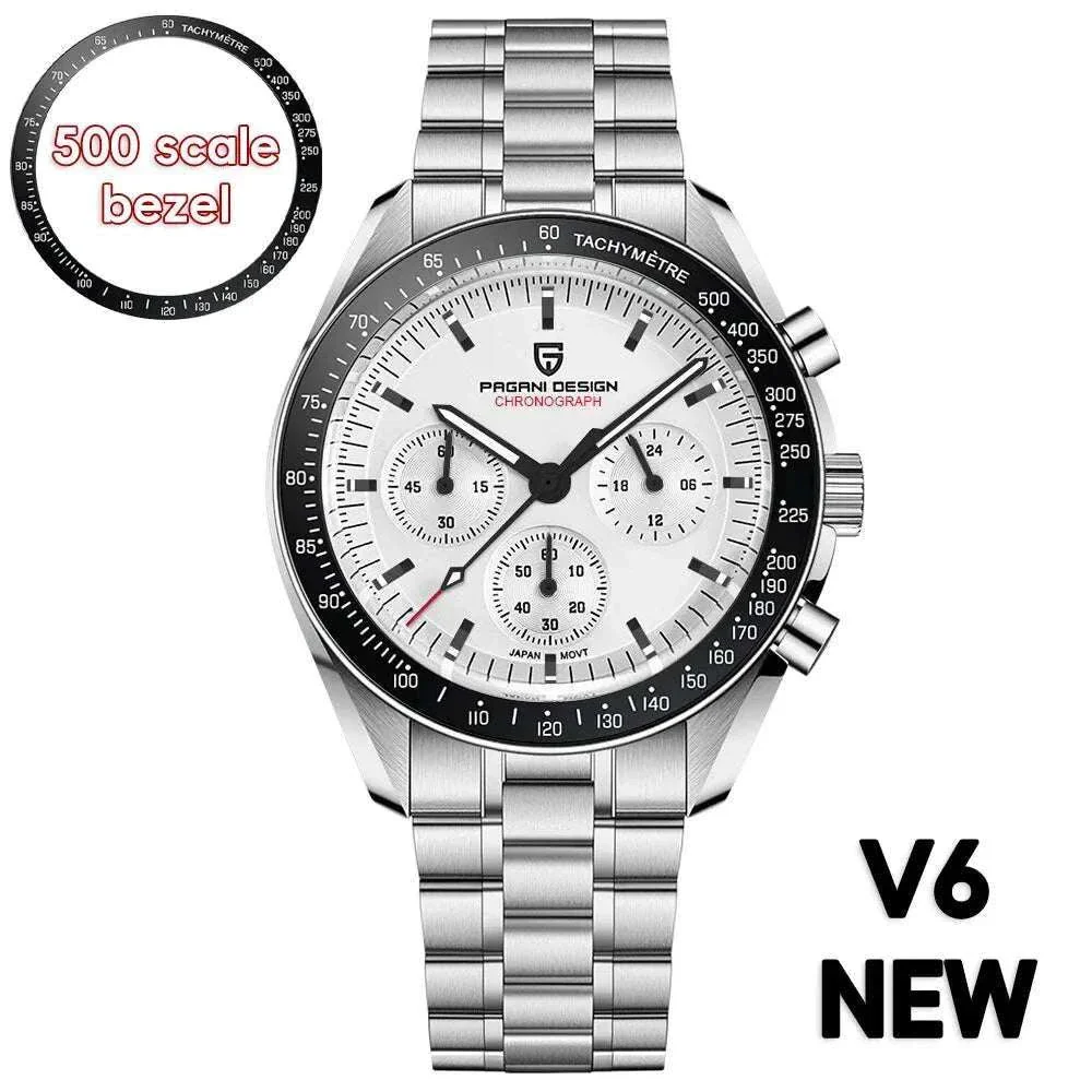 Pagani Design PD1701 Moonwatch Chronograph Steel Quartz Watch - Image 45