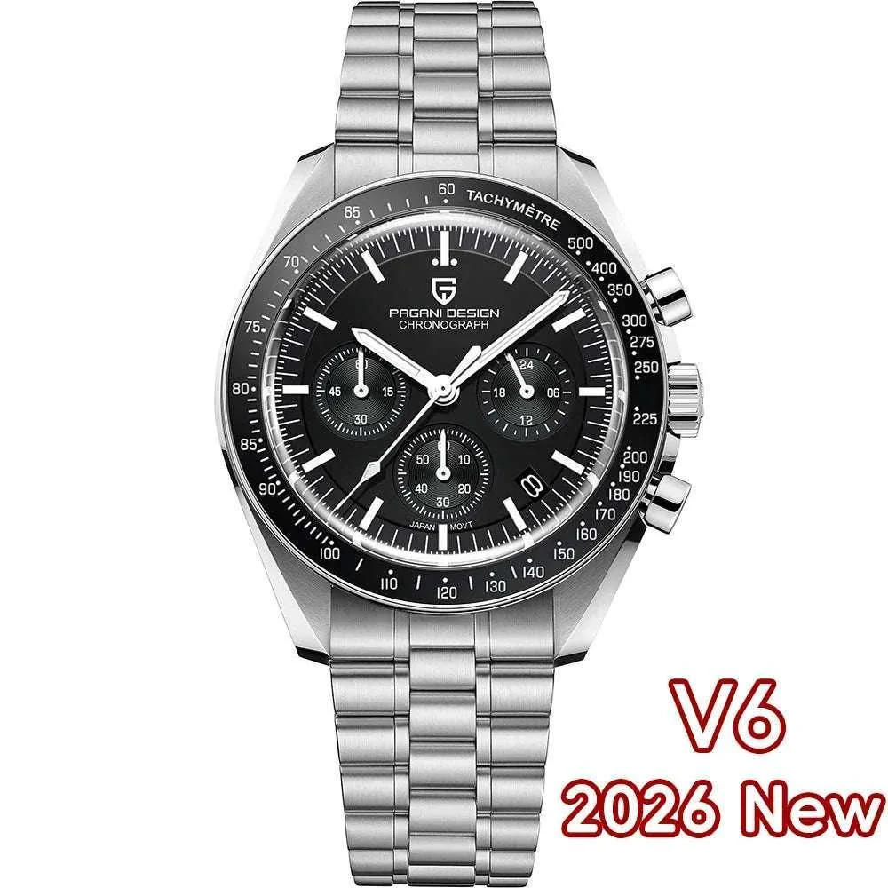 Pagani Design PD1701 Moonwatch Chronograph Steel Quartz Watch - Image 59