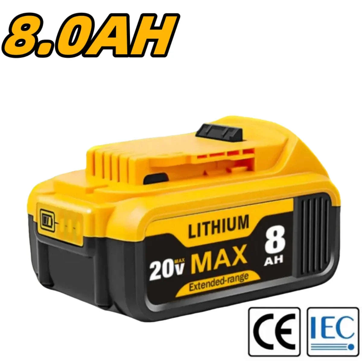 20V 8.0Ah Lithium Battery for DeWalt Tools – DCB200 Compatible - Image 6