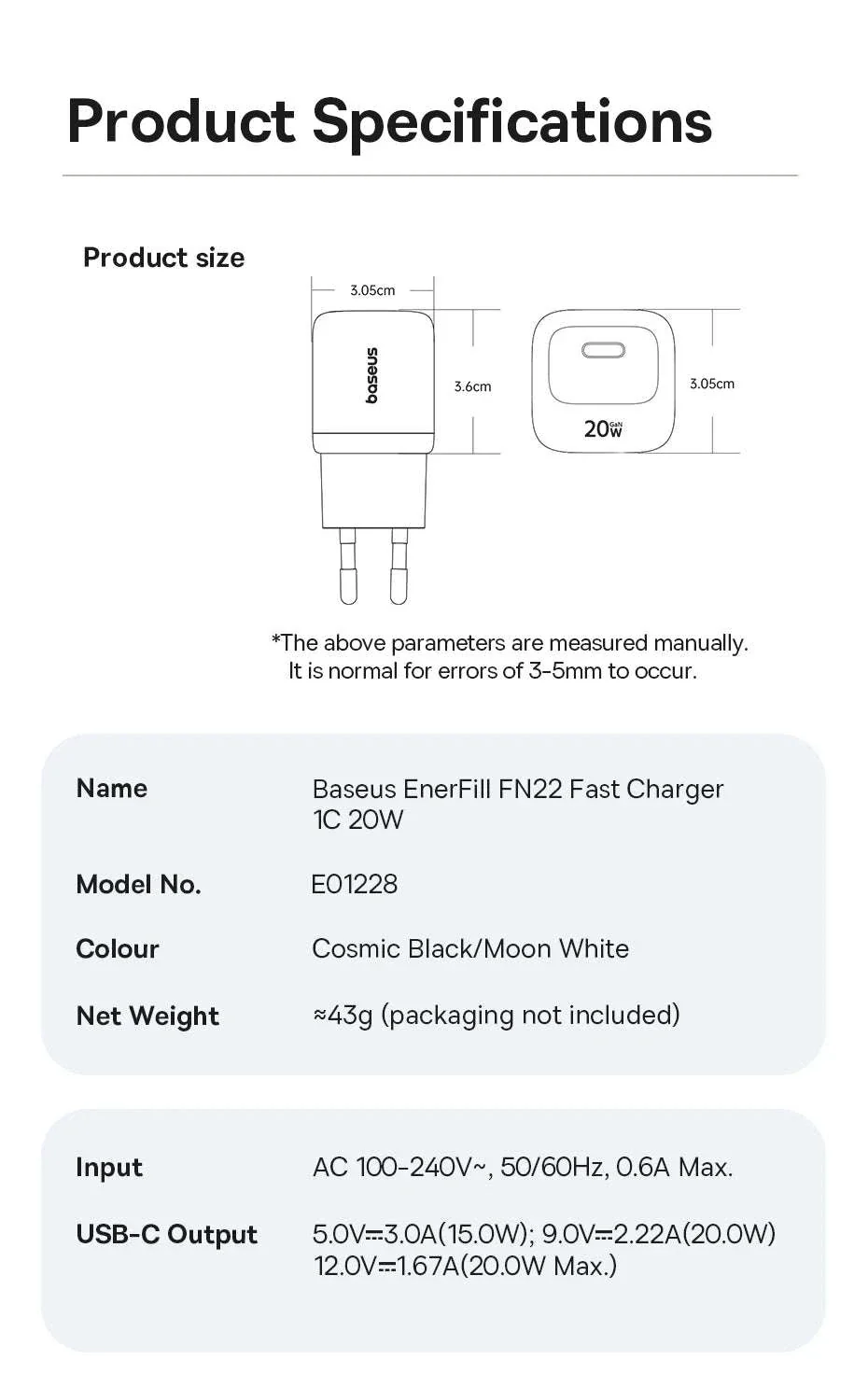 20W USB-C PD Fast Charger Compact Wall Adapter for iPhone - Image 22