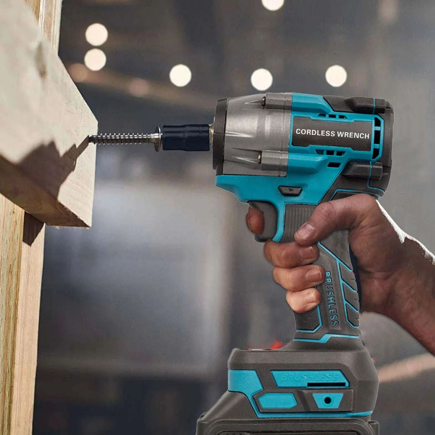 21V Brushless Cordless Impact Wrench 480Nm 2-in-1 Drill Driver Kit - Image 17