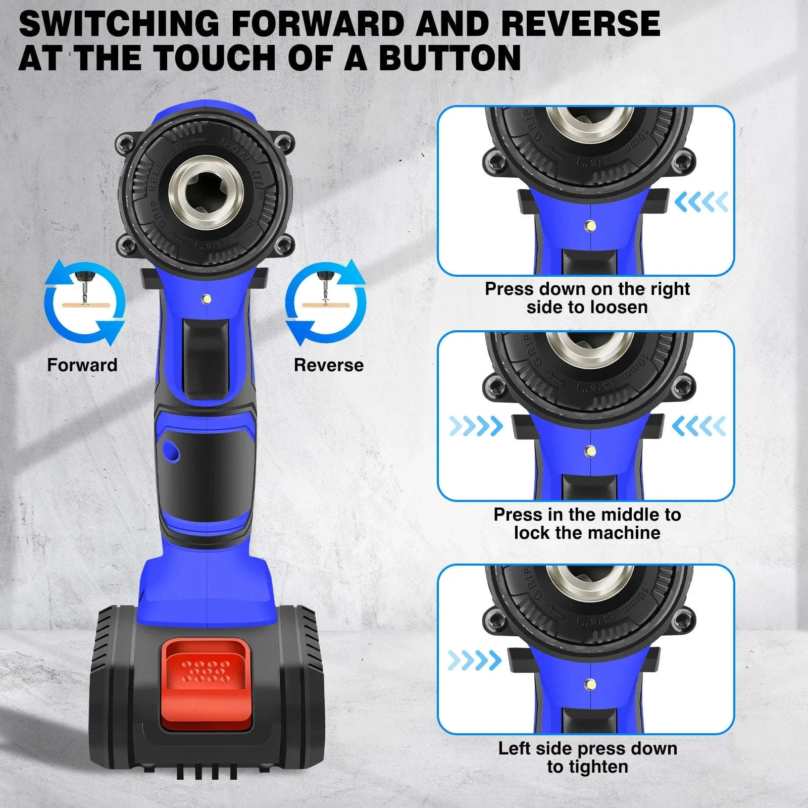 21V Cordless Drill and Electric Screwdriver Kit - Image 4