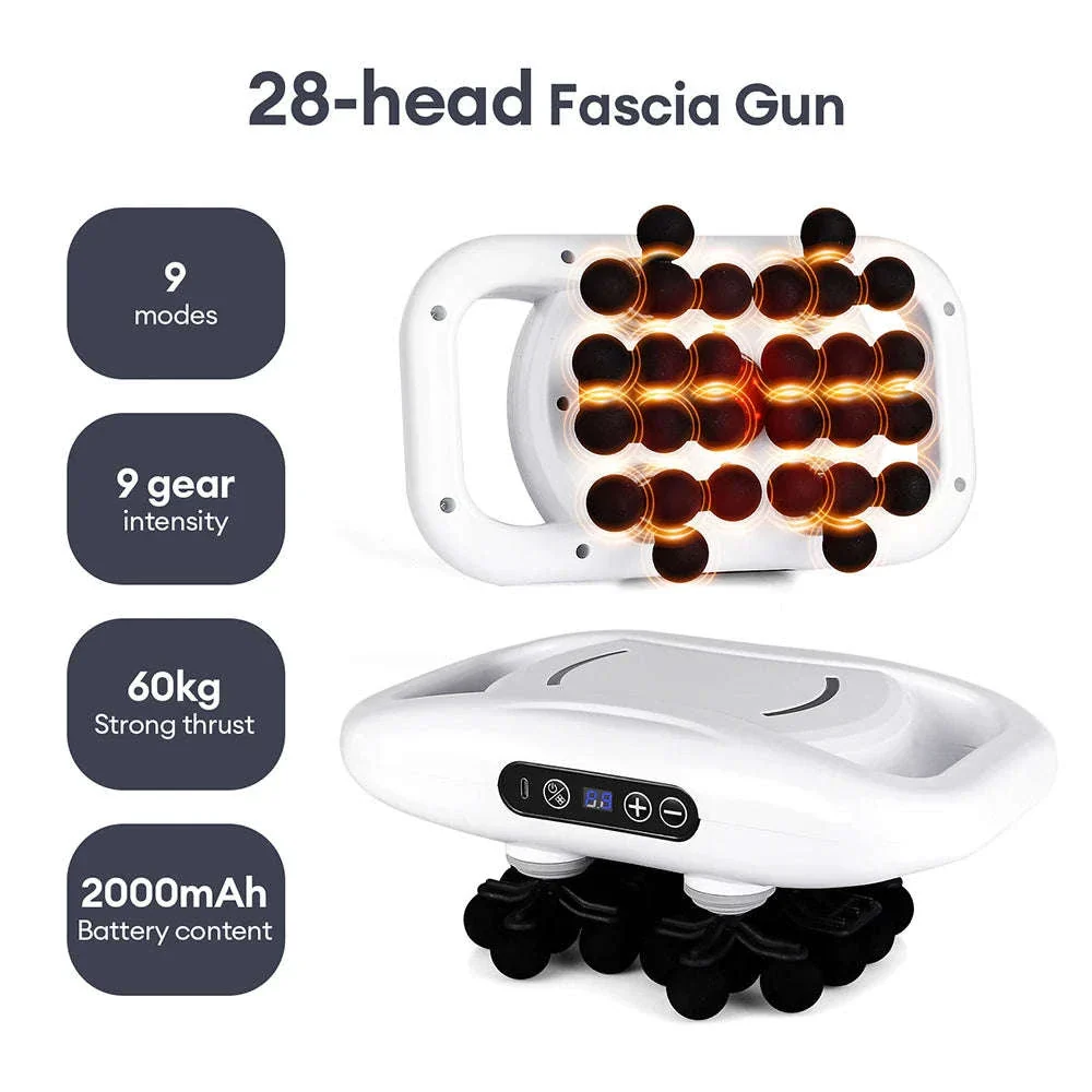High-Frequency Massage Gun with 22-Head Percussion Design - Image 11