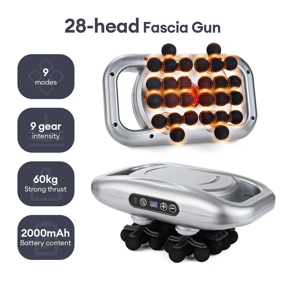 High-Frequency Massage Gun with 22-Head Percussion Design - Image 17