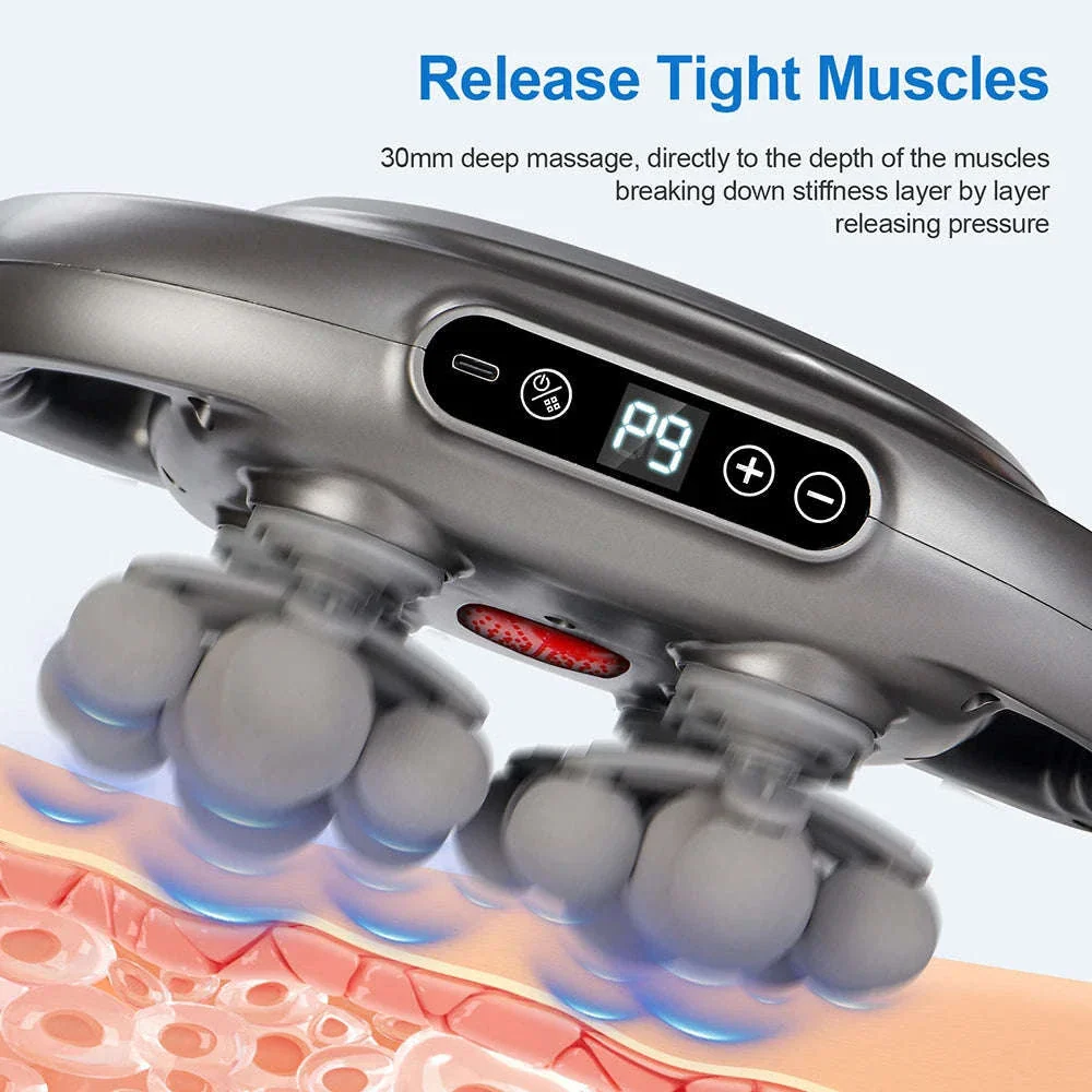 High-Frequency Massage Gun with 22-Head Percussion Design - Image 3