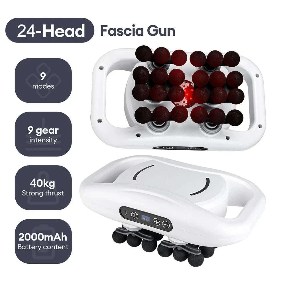 High-Frequency Massage Gun with 22-Head Percussion Design - Image 7