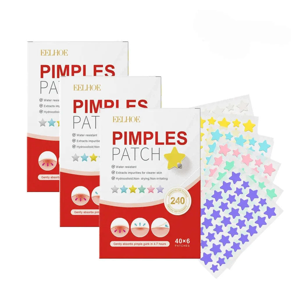 Acne Patches in Heart, Star, Flower & Round Shapes, 240 pcs - Image 11