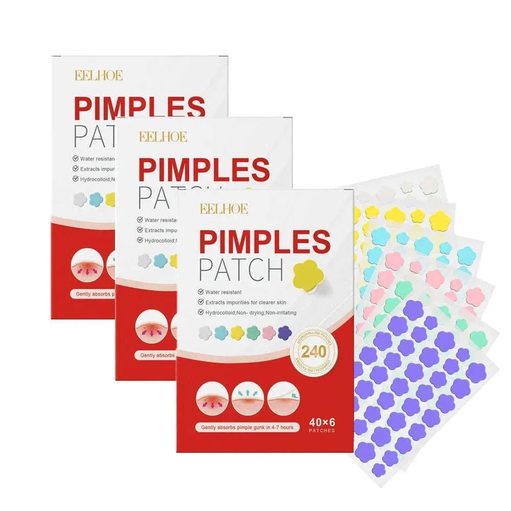 Acne Patches in Heart, Star, Flower & Round Shapes, 240 pcs - Image 8