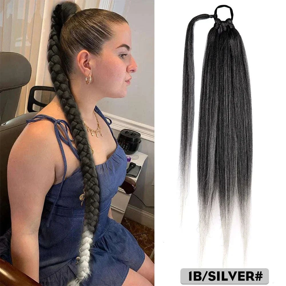 26-Inch Braided Ponytail Extension for a Sleek, Polished Look - Image 15