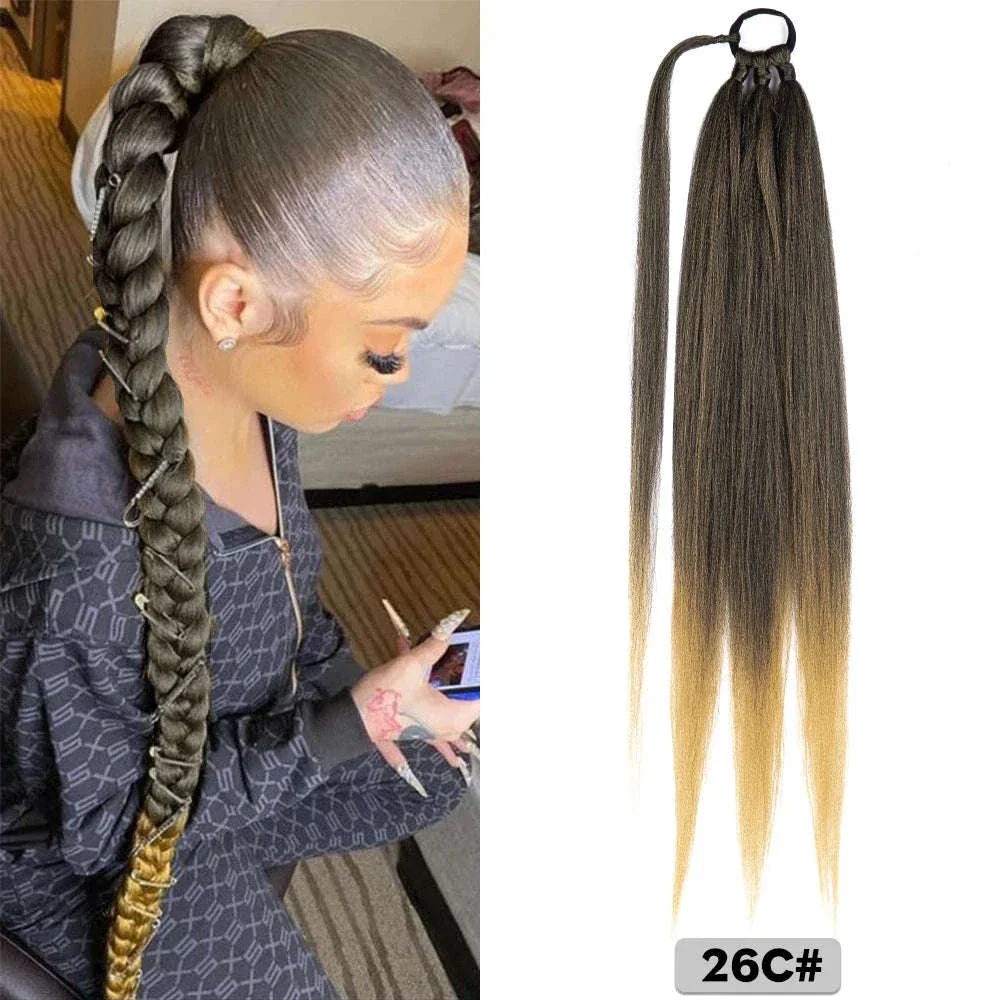 26-Inch Braided Ponytail Extension for a Sleek, Polished Look - Image 20