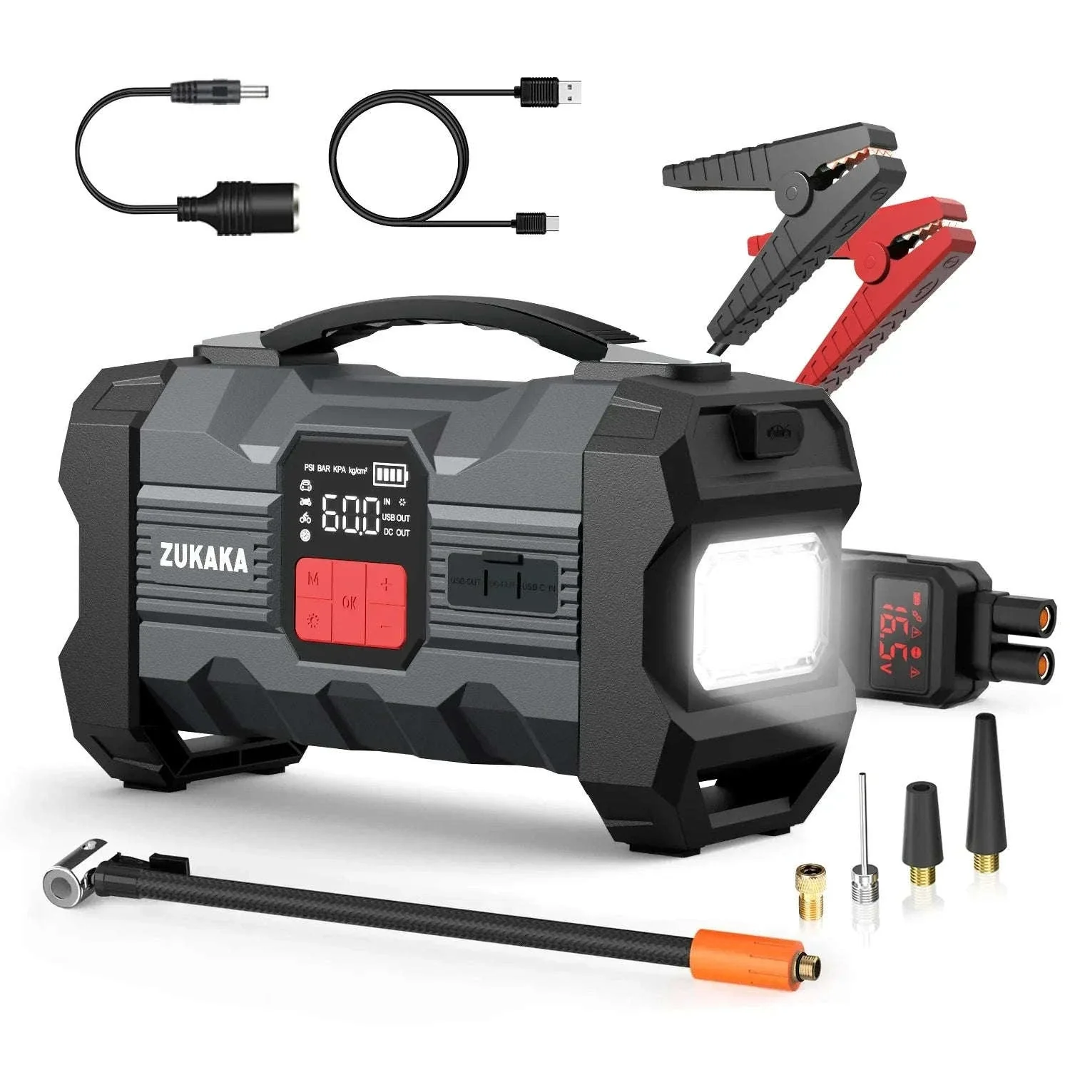 26800mAh Jump Starter with Air Compressor - Image 15