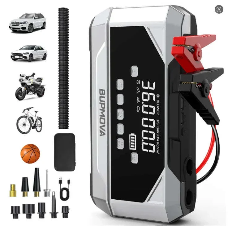 26800mAh Jump Starter with Air Compressor - Image 17