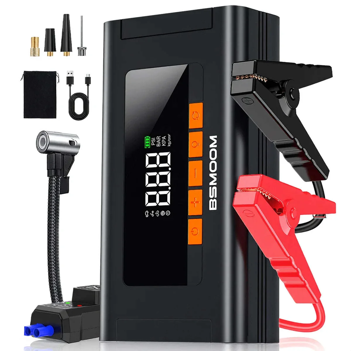 26800mAh Jump Starter with Air Compressor - Image 20