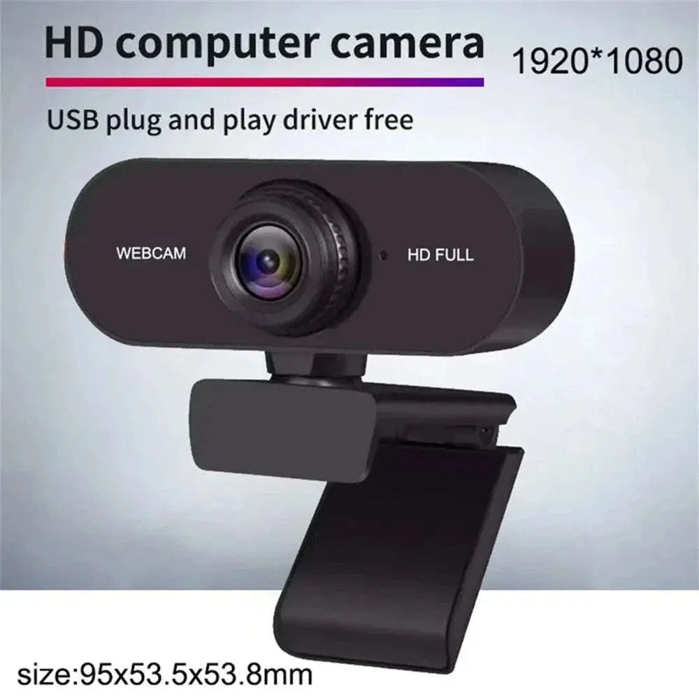 2K 1080P HD Webcam with Dual Mics, Autofocus, Privacy Cover - Image 2