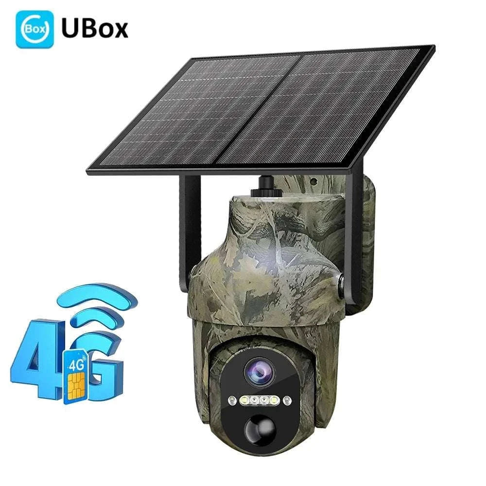 4G Solar Trail Camera 2K 3MP Outdoor Security with Night Vision