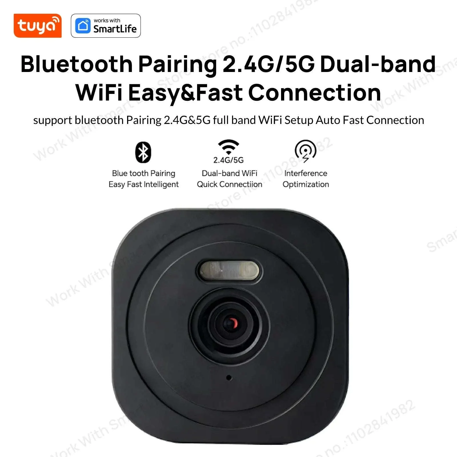 2K 3MP Window Security Camera with Color Night Vision & Dual WiFi - Image 2