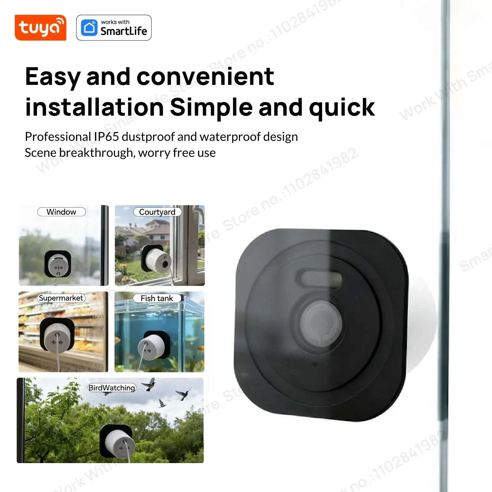2K 3MP Window Security Camera with Color Night Vision & Dual WiFi - Image 4