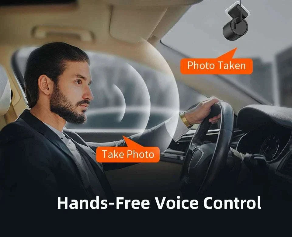 2K Dash Cam with WiFi App, Voice Control & Night Vision - Image 11