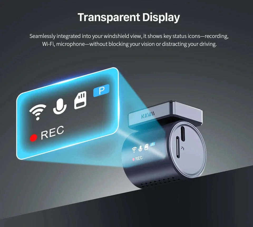2K Mini Dash Cam with WiFi, Voice Control and Parking Monitor - Image 10