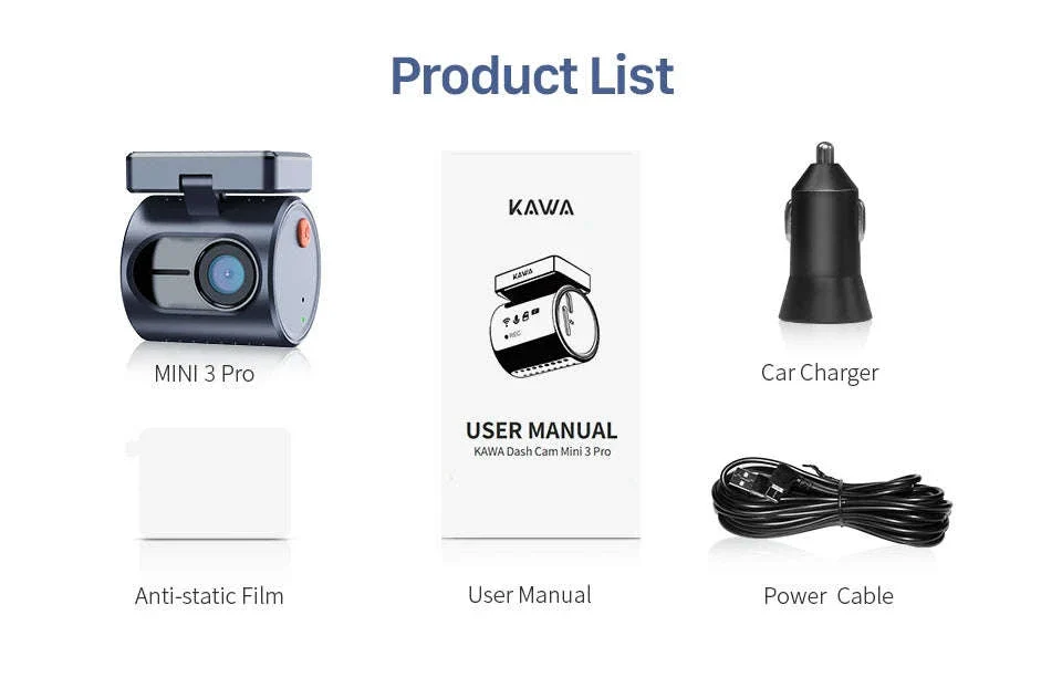 2K Mini Dash Cam with WiFi, Voice Control and Parking Monitor - Image 23