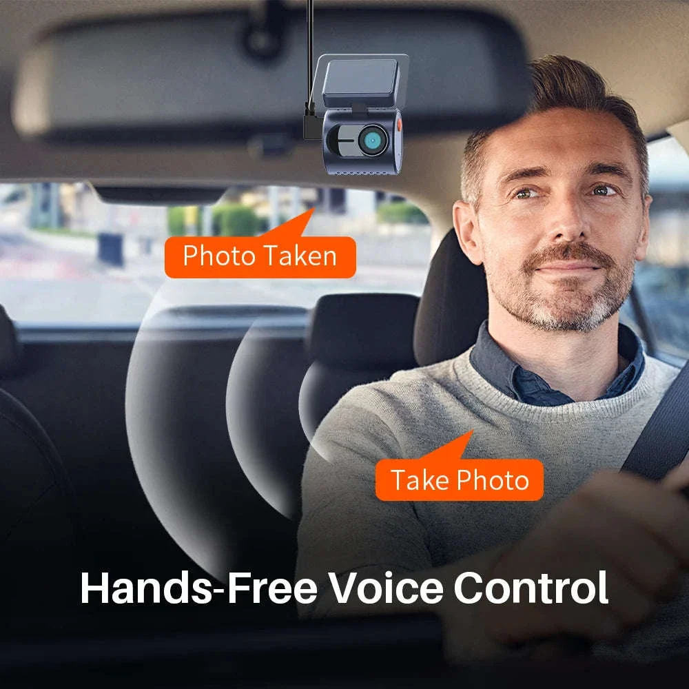 2K Mini Dash Cam with WiFi, Voice Control and Parking Monitor - Image 4